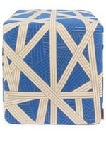 Missoni Home pouffe Nastri - Bleu