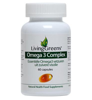Livinggreens Livinggreens Omega 3 Visolie Complex (60ca)