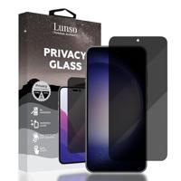 Lunso - Geschikt voor Samsung Galaxy S23 Plus - Privacy Glass - Screen protector