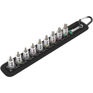 Wera 05003884001 05003884001 Dopsleutelinzetset 1/4 (6.3 mm) 11-delig