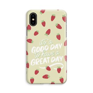 Don't forget to have a great day: iPhone Xs Volledig Geprint Hoesje