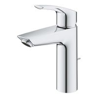 GROHE Eurosmart waterbesparende wastafelkraan m-size met trekwaste chroom 2339330E