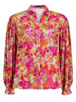 Ydence Blouse Alyssa Fuchsia/green flower