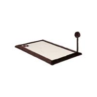 Trixie 4323 Krabmat met pluche rand 70 à 45 cm donkerbruin