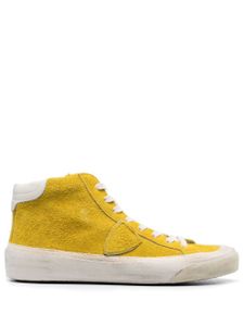 Philippe Model Paris baskets montantes Plaisir - Jaune