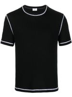 Filippa K t-shirt en coton à coutures contrastantes - Noir