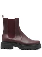 Tila March bottines chelsea Sasha en cuir - Rouge