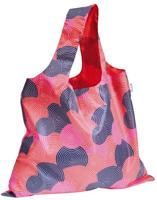 Cedon boodschappentas XL cirkel 59 x 48 cm polyester roze/blauw