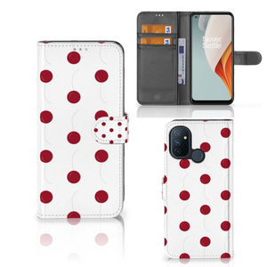 OnePlus Nord N100 Book Cover Cherries