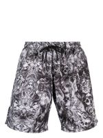 Philipp Plein short de bain à imprimé graphique - Noir