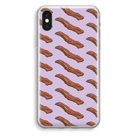 Bacon to my eggs #2: iPhone X Transparant Hoesje - thumbnail