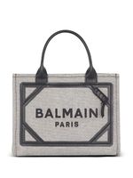 Balmain petit sac cabas B-Army en toile - Noir