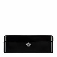 Burg-Wächter 5025 Money Geldkist, Plaatstaal, Incl. 2 Sleutels en Inzet voor Munten, Zwart