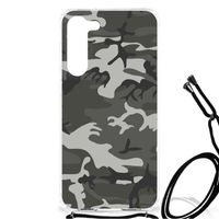 Samsung Galaxy S23 Plus Doorzichtige Silicone Hoesje Army Light - thumbnail