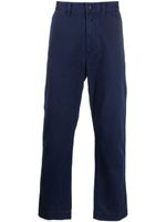 Polo Ralph Lauren pantalon en coton à coupe droite - Bleu