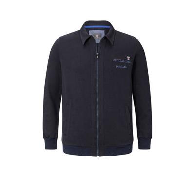 Jan Vanderstorm vest Plus Size TAPANI donkerblauw