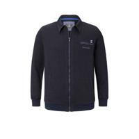 Jan Vanderstorm vest Plus Size TAPANI donkerblauw