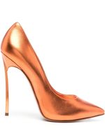 Casadei escarpins Blade 130 mm en cuir - Orange