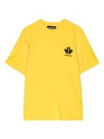 DSQUARED2 KIDS t-shirt à logo imprimé - Jaune - thumbnail