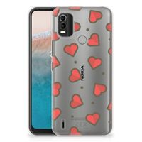 Nokia C21 Plus TPU bumper Hearts - thumbnail