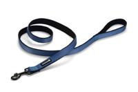 Beeztees parinca premium - hondenriem - nylon - blauw - 180 cm x 25 mm