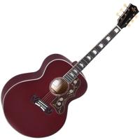 Sigma Guitars GJA-SG200 Translucent Wine Red Electro-akoestische gitaar met zachte etui