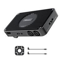 Accsoon SeeMo Pro SDI- en HDMI naar USB C Video Capture Adapter Ondersteuning 1080P 60FPS Video & Real-Time Monitoring/Streaming/Recording, iOS 12.0 of Later verstelbaar