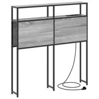 vidaXL Opberghoofdbord – Modern slaapkamermeubel met USB, handig en trendy