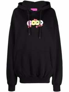 IRENEISGOOD hoodie oversize à logo imprimé - Noir