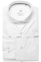 ETERNA 1863 Soft Tailoring Modern Fit Jersey shirt wit, Effen - thumbnail