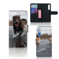 Xiaomi Mi 9 SE Telefoonhoesje met Pasjes Honden Labrador - thumbnail