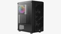 AeroCool Hive-G-BK-v3 Midi-tower PC-behuizing Zwart - thumbnail