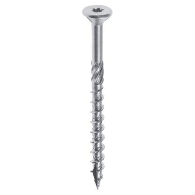 Woodies Ultimate spaanplaatschroef 5x90mm - platkop - RVS - deeldraad - T25 - 61850551 (per 200 stuks)