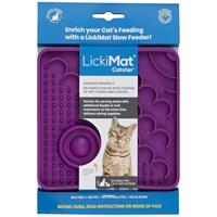 LickiMat Catster kattenvoermat - kattenvoeder met microschaal voor extra hydratatie - perfect voor voedsel, lekkernijen, yoghurt en angstverlichting voor katten - leuk alternatief voor Slow Feeder Cat