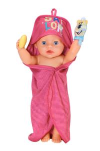 ZAPF Creation BABY born - Bath Hooded Towel Set Badset voor poppen poppen accessoires