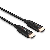 LINDY 38511 HDMI-kabel HDMI Aansluitkabel HDMI-A-stekker 15.00 m Zwart 8K UHD - thumbnail