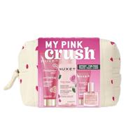 Nuxe Trousse My Pink Crush Pochette Acqua Micellare 100 ml + Detox Maschera 75 ml + gelcrème 15 ml + Huile or Florale 10 ml