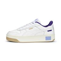 PUMA Carina Street dames Sneaker Low top, Puma Wit Puma Wit Elektro Paars Frosted Ivoor, 37.5 EU