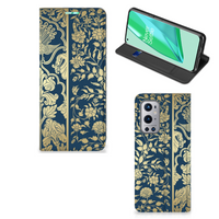 OnePlus 9 Pro Smart Cover Beige Flowers - thumbnail