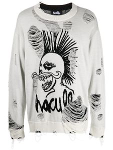 Haculla pull en maille à logo - Noir