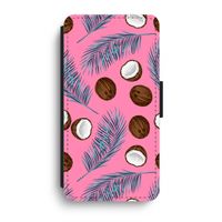 Kokosnoot roze: iPhone XR Flip Hoesje - thumbnail