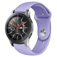 By Qubix - Compatible met Garmin Venu 2 / Garmin Venu 3 - Rubberen sportband - Lila - Compatible Garmin bandje - Bandbreedte: 22mm