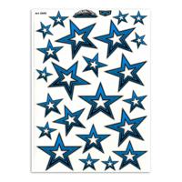 Stickerset blauw sterren