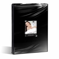 Nightsrest VP Dubbel Jersey Spilt Topper Hoeslaken - Zwart Maat: 190/200x200/220 + 12cm