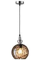 Fischer & Honsel Glazen hanglamp Uller met amber glas 69567 - thumbnail