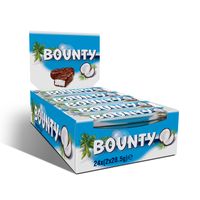 Bounty chocoladerepen met kokos 57g x 24