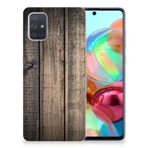 Samsung Galaxy A71 Bumper Hoesje Steigerhout