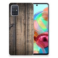 Samsung Galaxy A71 Bumper Hoesje Steigerhout