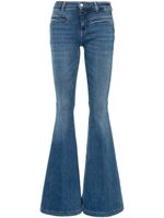 LIU JO low-rise flared jeans - Bleu