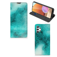 Bookcase Samsung Galaxy A32 4G | A32 5G Enterprise Editie Painting Blue - thumbnail